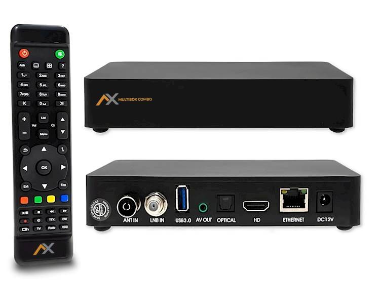 TUNER DVB-S2/T2 MULTIBOX COMBO