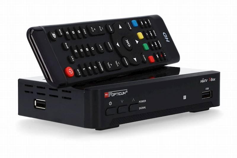 TUNER DVB-T2 HBBTV HEVC OPTICUM T-BOX