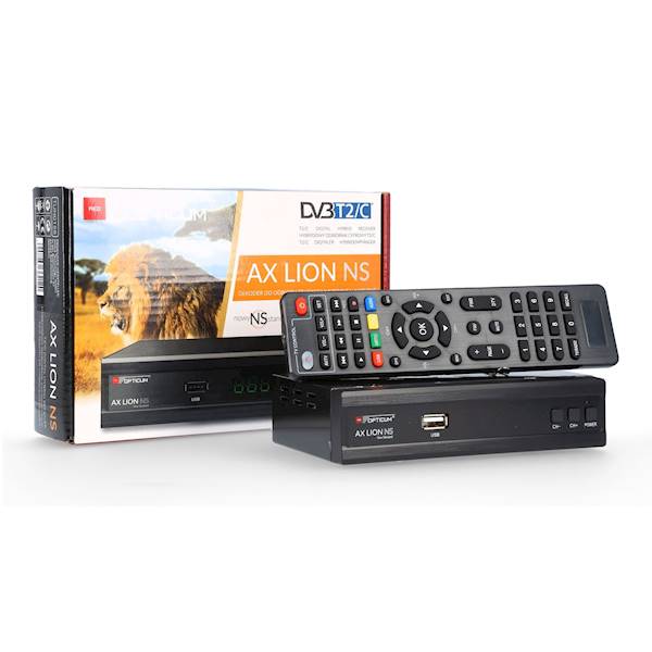 TUNER DVB-T2/C HEVC OPTICUM LION NS