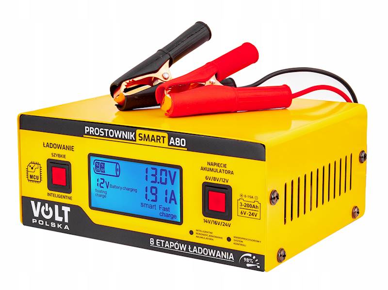 PROSTOWNIK SMART A80 VOLT 6/12/24V 15A