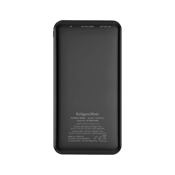 POWER BANK 10000mAh Kruger&Matz KM0904