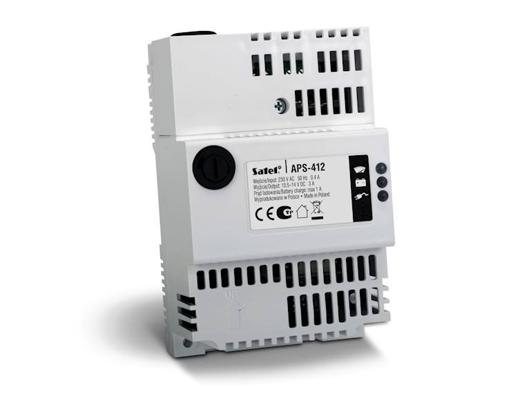 ZASILACZ DIN BUFOROWY SATEL APS-412 12V/4A