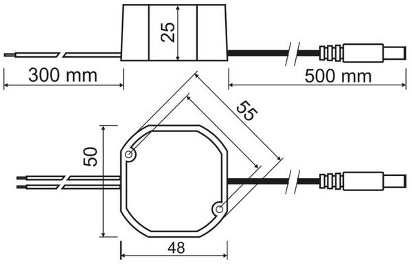 ZASILACZ DOPUSZKOWY PSC12010 12V/1A 55mm