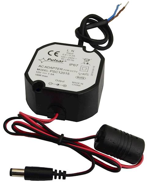 ZASILACZ DOPUSZKOWY PSC12015 12V/1,5A 62mm