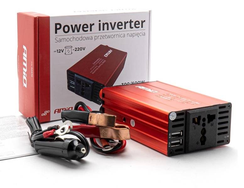 PRZETWORNICA AMIO 02470 12V - 230V 300W