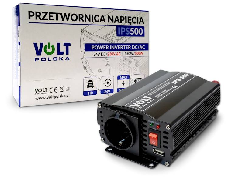 PRZETWORNICA VOLT IPS500 24V - 230V 350W