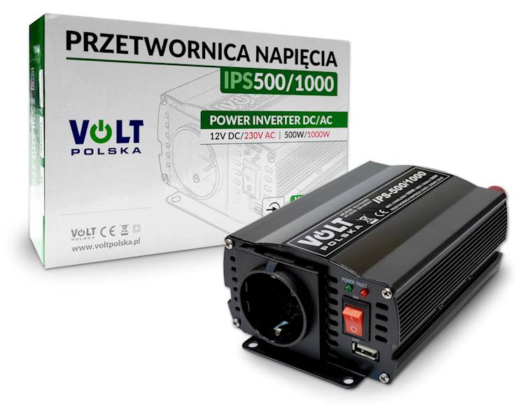 PRZETWORNICA VOLT IPS651012 12V - 230V 500W