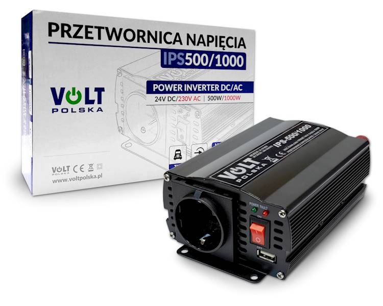 PRZETWORNICA VOLT IPS651024 24V - 230V 500W