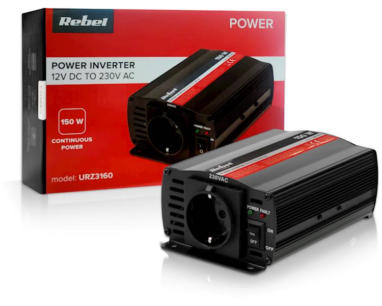 PRZETWORNICA REBEL URZ3160 12V - 230V 150W
