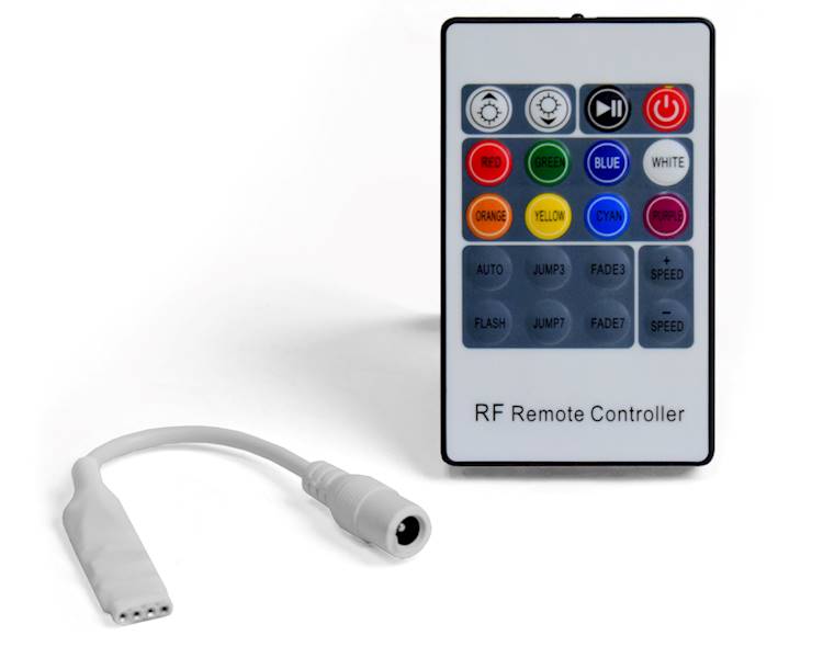 STEROWNIK LED RGB z pilotem RF LXTRF72