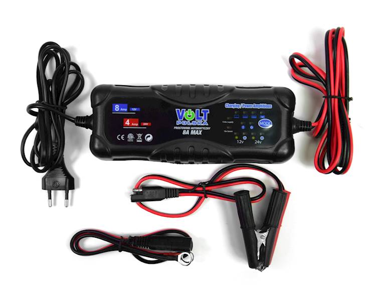 PROSTOWNIK ŁADOWARKA VOLT 12/24V 8A