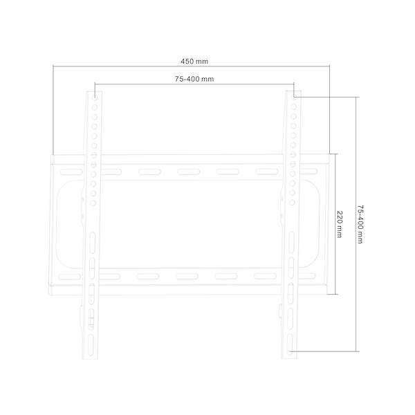 UCHWYT TV 26-55'' CABLETECH UCH0151