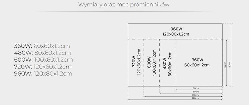 PANEL GRZEWCZY PROMIENNIK PODCZERWIENI CC600W