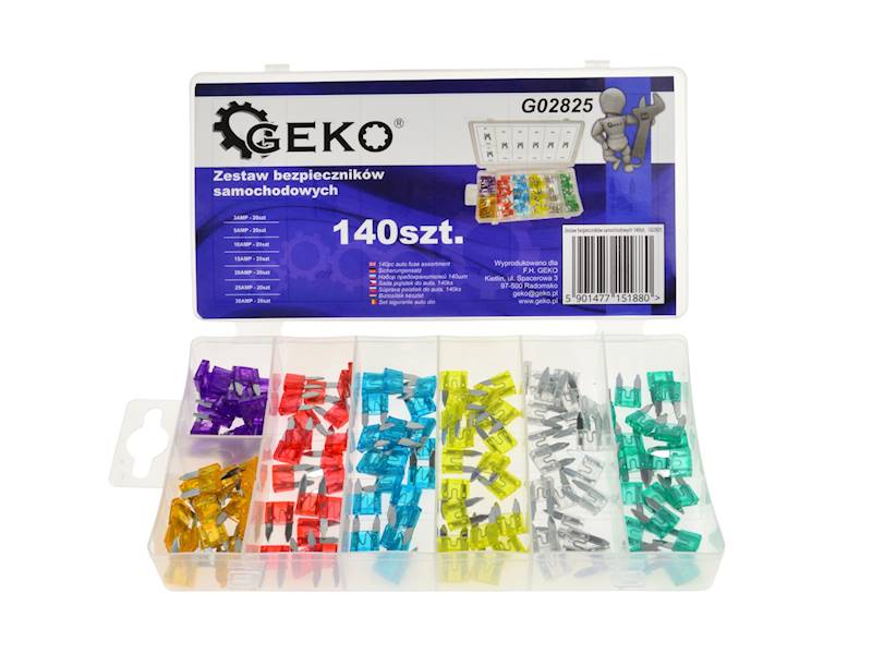 BEZPIECZNIKI SAMOCHODOWE MINI ZESTAW G02825