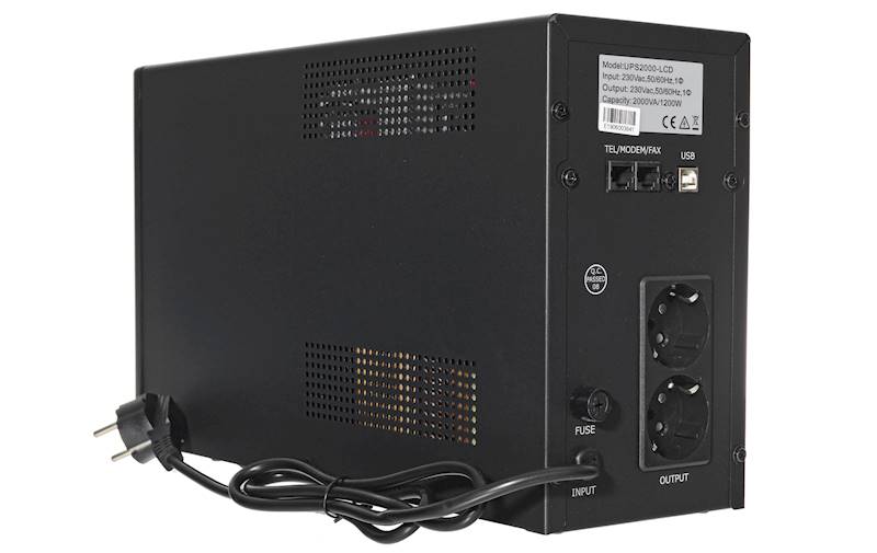 UPS ZASILACZ AWARYJNY UPS2000-T-LI LCD