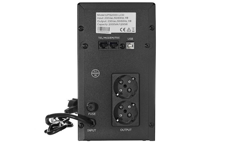 UPS ZASILACZ AWARYJNY UPS2000-T-LI LCD