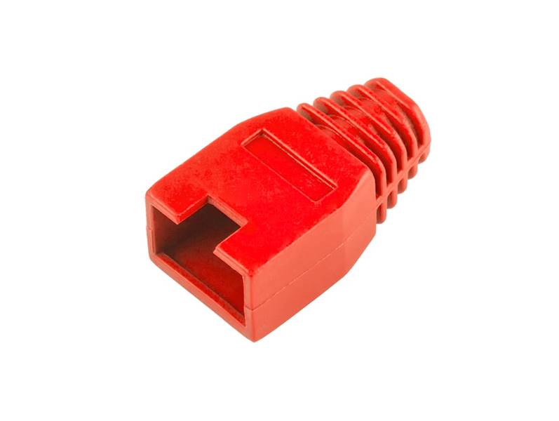 OSŁONA WTYKU RJ45 CZERWONA 10szt (TEL0008-B.1)