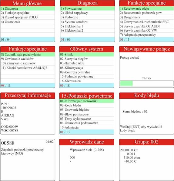 INTERFEJS SKANER OBD2/VAG VSCAN MULTI+ ITS