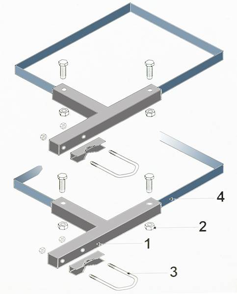 UCHWYT MASZTU | OBEJMA KOMINOWA 5m LXSAT62