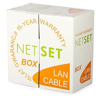 KABEL SKRĘTKA UTP Cat5e + żel NETSET E1410 (305m)