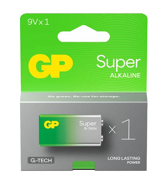 BATERIA R9 6LR61 G-TECH SUPER ALKALINE