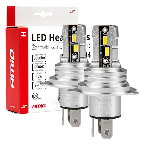 ŻARÓWKI LED H4 AMIO 03331