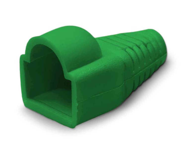 OSŁONA WTYKU RJ45 ZIELONA 10szt
