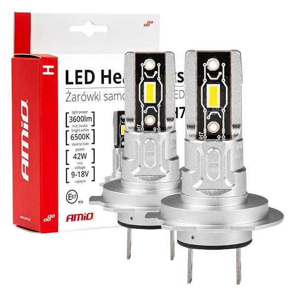 ŻARÓWKI LED H7 AMiO 03332