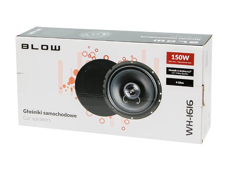 GŁOŚNIKI BLOW WH-1616 6,5" 150W 2szt