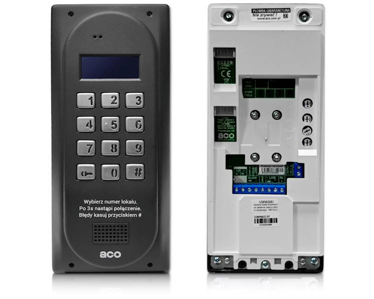 STACJA BRAMOWA ACO CDNP8ACC (Keypad RFiD)