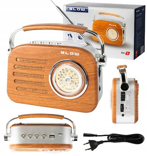RADIO PRZENOŚNE FM Bluetootch BLOW RA3