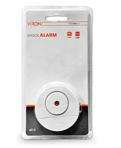 MINI ALARM - CZUJNIK WSTRZĄSOWY VIRONE AS-2