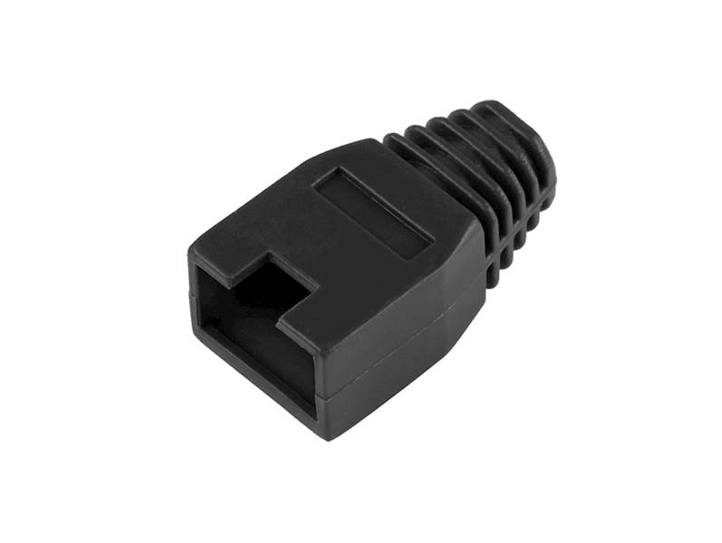 OSŁONA WTYKU RJ45 CZARNA 10szt (TEL0008-A.1)