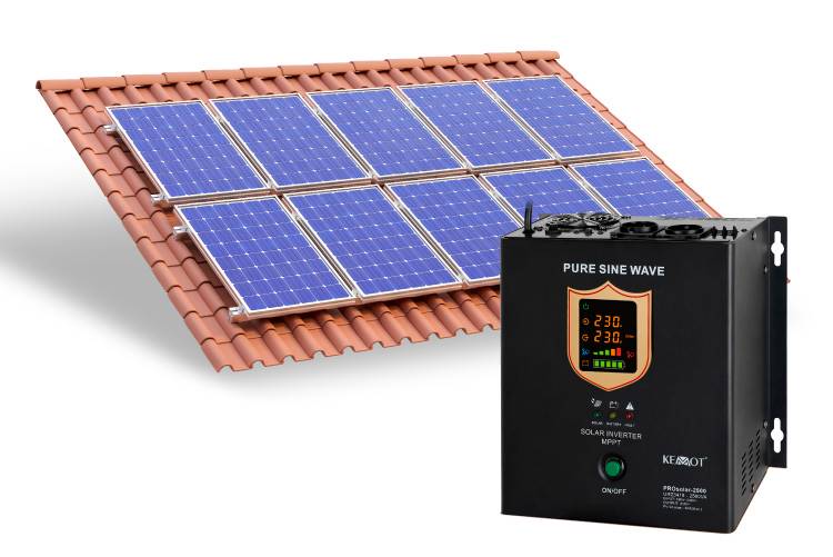 AWARYJNE ZASILANIE KEMOT ProSolar 2500VA/1800W