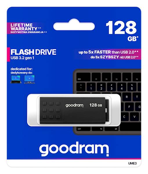 PENDRIVE USB 128GB UME3 GOODRAM