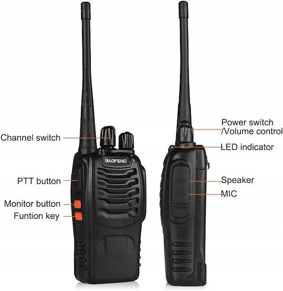 PMR KRÓTKOFALÓWKI BAOFENG BF-888S