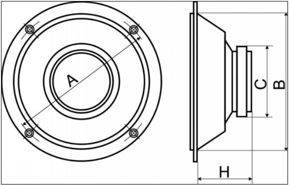 GŁOŚNIKI PEYING PY-AQ604S 6" 120W 2szt