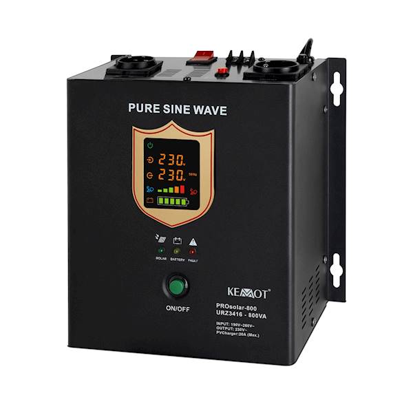 AWARYJNE ZASILANIE KEMOT ProSolar 800VA/500W