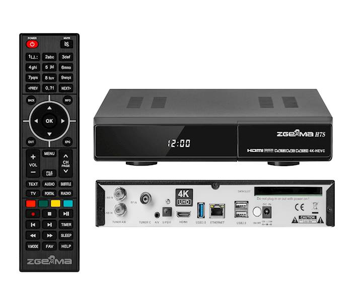 TUNER DVB-S2/T2 ZGEMMA H7S