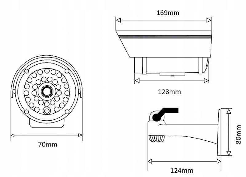 MAKIETA ATRAPA KAMERY VIRONE CD-3/B 