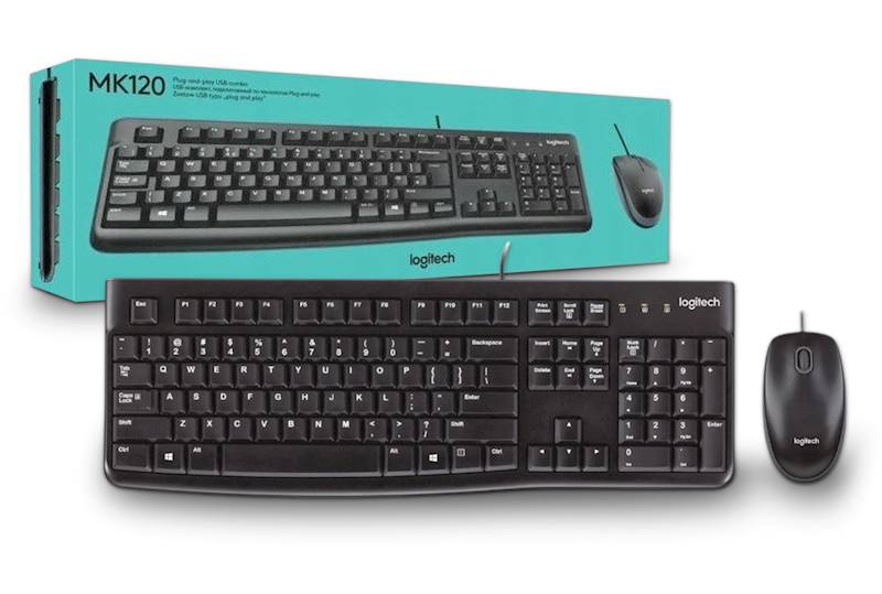 KLAWIATURA ZESTAW LOGITECH MK120 N USB