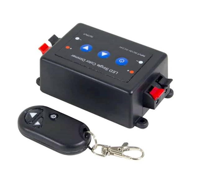 STEROWNIK LED ŚCIEMNIACZ Z PILOTEM RF 001652