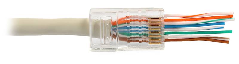 WTYK RJ45 8P8C CAT5e EZ 100szt DIGITUS X-ML-5U-EZ
