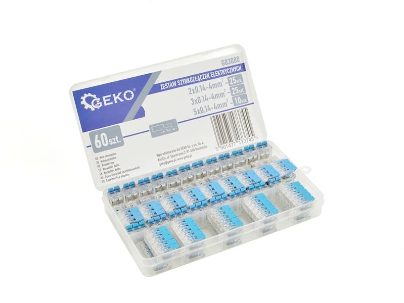 SZYBKOZŁĄCZA 0,2-4mm2  ZESTAW G03080