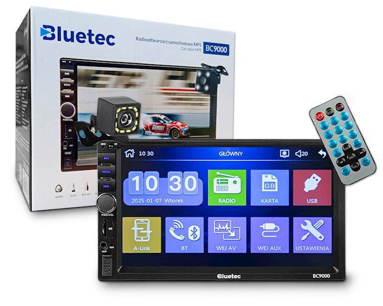 RADIO SAMOCHODOWE BLUETEC BC9000
