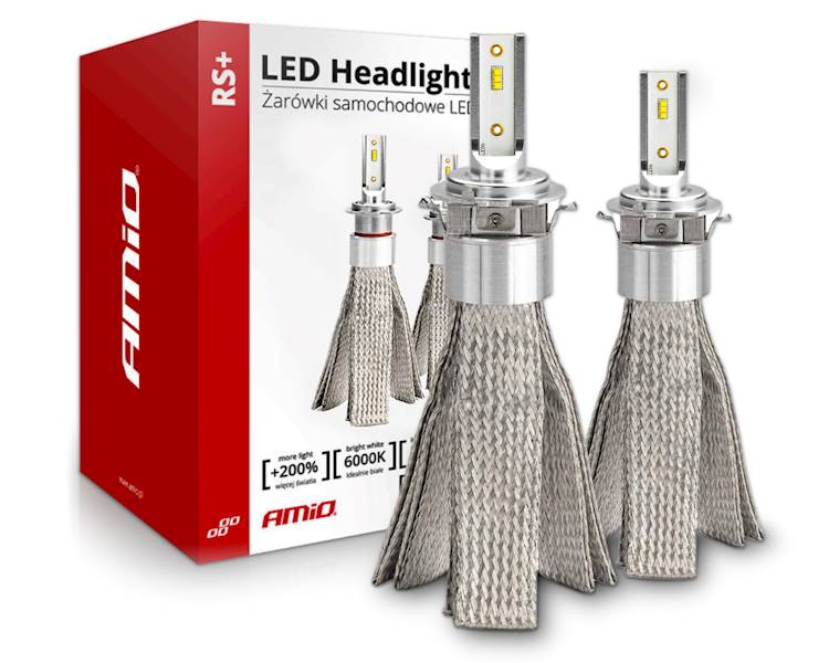 ŻARÓWKI LED H7 AMIO RS+ 01085