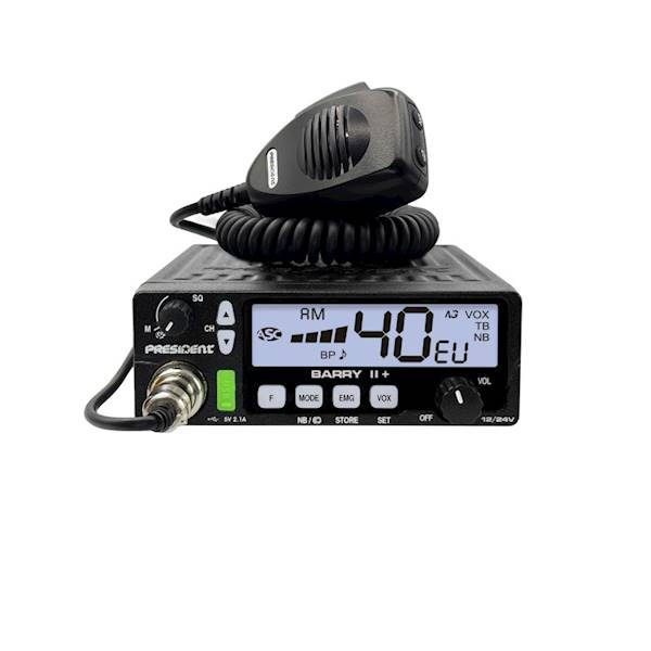 CB RADIO PRESIDENT BARRY II+