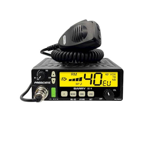 CB RADIO PRESIDENT BARRY II+