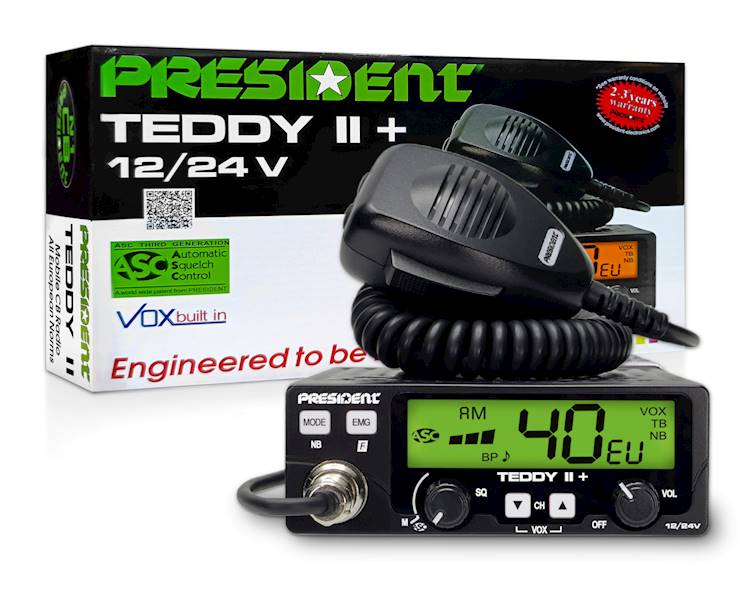 CB RADIO PRESIDENT TEDDY II+