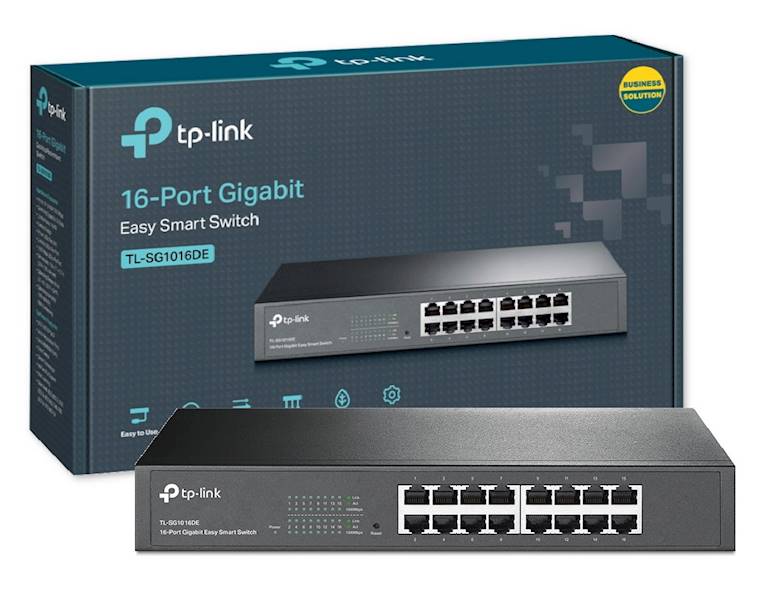 SWITCH TP-LINK SG1016DE (16xLAN 1Gb/s) RACK